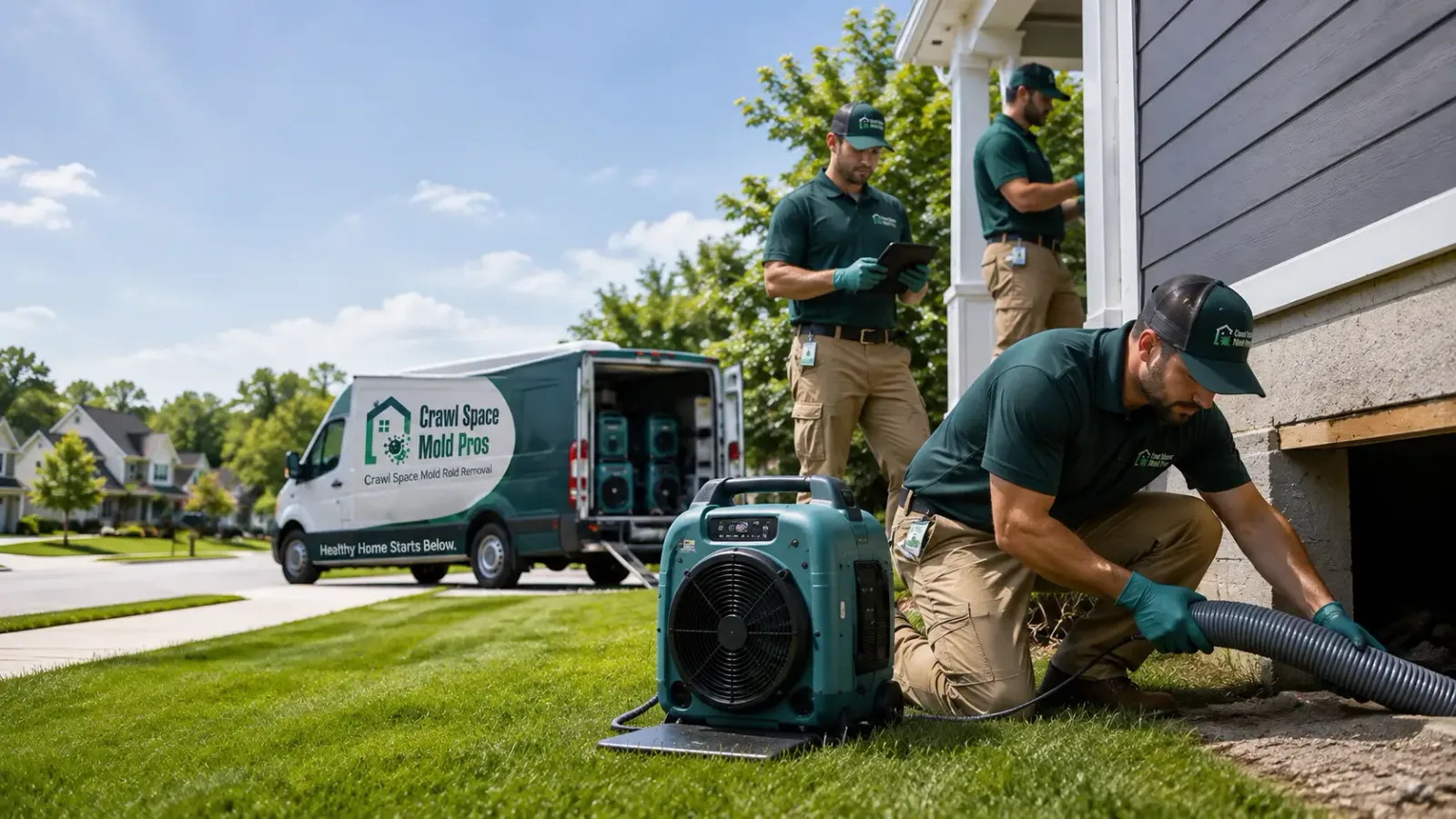 Crawl Space Mold Removal in Linden, PA